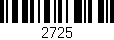 Código de barras (EAN, GTIN, SKU, ISBN): '2725'