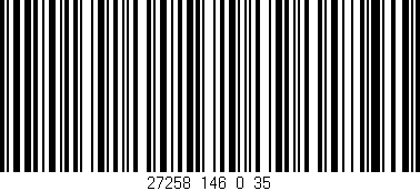 Código de barras (EAN, GTIN, SKU, ISBN): '27258_146_0_35'