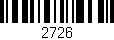 Código de barras (EAN, GTIN, SKU, ISBN): '2726'