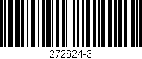 Código de barras (EAN, GTIN, SKU, ISBN): '272624-3'