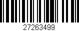Código de barras (EAN, GTIN, SKU, ISBN): '27263499'