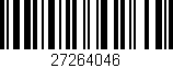 Código de barras (EAN, GTIN, SKU, ISBN): '27264046'