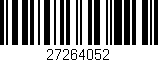 Código de barras (EAN, GTIN, SKU, ISBN): '27264052'