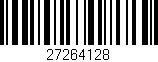Código de barras (EAN, GTIN, SKU, ISBN): '27264128'