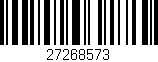 Código de barras (EAN, GTIN, SKU, ISBN): '27268573'
