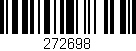 Código de barras (EAN, GTIN, SKU, ISBN): '272698'