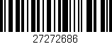 Código de barras (EAN, GTIN, SKU, ISBN): '27272686'