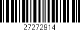 Código de barras (EAN, GTIN, SKU, ISBN): '27272914'