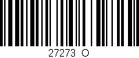 Código de barras (EAN, GTIN, SKU, ISBN): '27273_O'