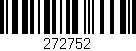 Código de barras (EAN, GTIN, SKU, ISBN): '272752'