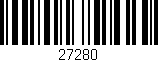 Código de barras (EAN, GTIN, SKU, ISBN): '27280'