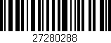 Código de barras (EAN, GTIN, SKU, ISBN): '27280288'