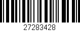 Código de barras (EAN, GTIN, SKU, ISBN): '27283428'