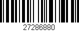 Código de barras (EAN, GTIN, SKU, ISBN): '27286880'