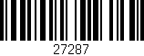 Código de barras (EAN, GTIN, SKU, ISBN): '27287'