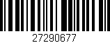 Código de barras (EAN, GTIN, SKU, ISBN): '27290677'