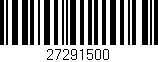 Código de barras (EAN, GTIN, SKU, ISBN): '27291500'