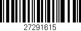 Código de barras (EAN, GTIN, SKU, ISBN): '27291615'