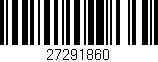 Código de barras (EAN, GTIN, SKU, ISBN): '27291860'