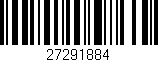 Código de barras (EAN, GTIN, SKU, ISBN): '27291884'