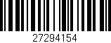 Código de barras (EAN, GTIN, SKU, ISBN): '27294154'