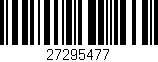 Código de barras (EAN, GTIN, SKU, ISBN): '27295477'