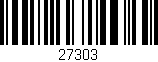 Código de barras (EAN, GTIN, SKU, ISBN): '27303'