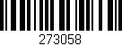 Código de barras (EAN, GTIN, SKU, ISBN): '273058'