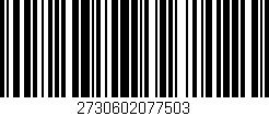 Código de barras (EAN, GTIN, SKU, ISBN): '2730602077503'