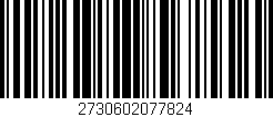 Código de barras (EAN, GTIN, SKU, ISBN): '2730602077824'