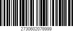 Código de barras (EAN, GTIN, SKU, ISBN): '2730602078999'