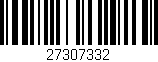 Código de barras (EAN, GTIN, SKU, ISBN): '27307332'