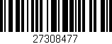 Código de barras (EAN, GTIN, SKU, ISBN): '27308477'