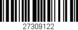Código de barras (EAN, GTIN, SKU, ISBN): '27309122'