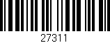 Código de barras (EAN, GTIN, SKU, ISBN): '27311'