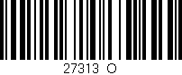 Código de barras (EAN, GTIN, SKU, ISBN): '27313_O'