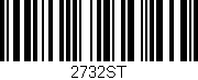 Código de barras (EAN, GTIN, SKU, ISBN): '2732ST'