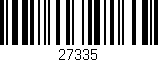 Código de barras (EAN, GTIN, SKU, ISBN): '27335'