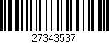 Código de barras (EAN, GTIN, SKU, ISBN): '27343537'