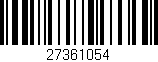 Código de barras (EAN, GTIN, SKU, ISBN): '27361054'