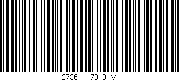 Código de barras (EAN, GTIN, SKU, ISBN): '27361_170_0_M'