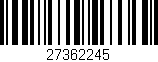 Código de barras (EAN, GTIN, SKU, ISBN): '27362245'