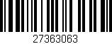 Código de barras (EAN, GTIN, SKU, ISBN): '27363063'