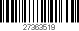 Código de barras (EAN, GTIN, SKU, ISBN): '27363519'