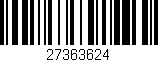 Código de barras (EAN, GTIN, SKU, ISBN): '27363624'