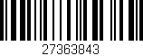 Código de barras (EAN, GTIN, SKU, ISBN): '27363843'