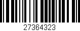 Código de barras (EAN, GTIN, SKU, ISBN): '27364323'
