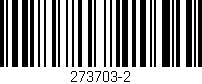 Código de barras (EAN, GTIN, SKU, ISBN): '273703-2'