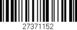 Código de barras (EAN, GTIN, SKU, ISBN): '27371152'