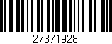 Código de barras (EAN, GTIN, SKU, ISBN): '27371928'